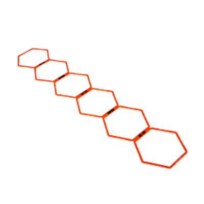 Escalera de anillos hexagonal para agilidad fitness y Crossfit