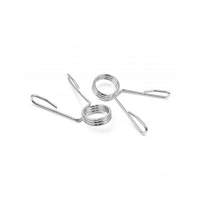 Par de Seguro/abrazadera/collar/anillo de Cierre metálico ligero para barras olímpicas 51MM/1″.