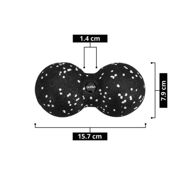 Pelota doble para masaje / cacahuate