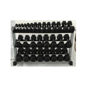 Rack para mancuernas de 5 a 50 lb de 3 niveles