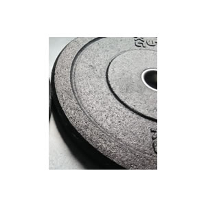Disco Olimpico Bumper Negro Cross Halterofilia
