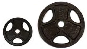 Disco Olimpico Metalico Titanium – 45 lb