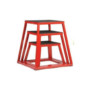 Kit 3pza. Bancos plataformas pliometricos Trapezoidal  (alturas 31/46/61 cm)  (alturas 12″, 18″, 24″)